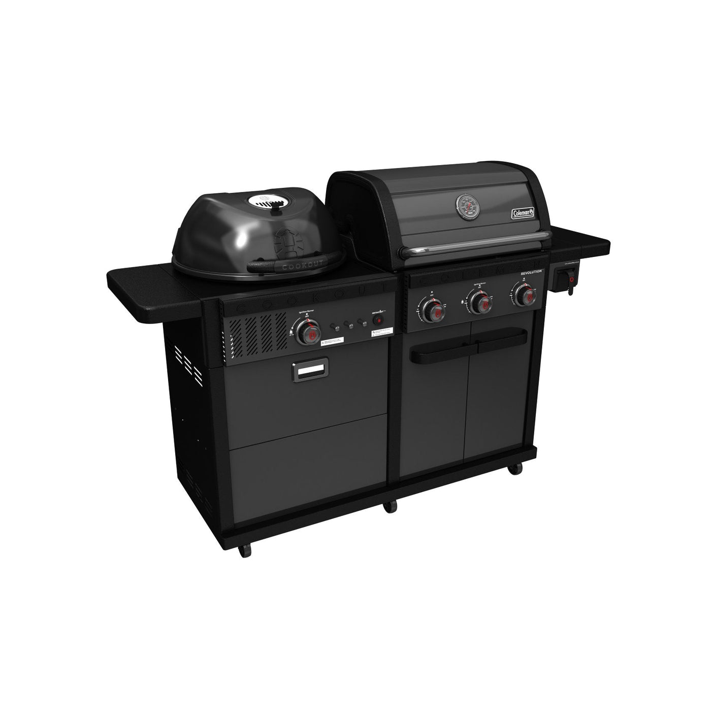 Coleman Revolution Dual Fuel Kitchen with Fridge Modules - Matt Black — image 2