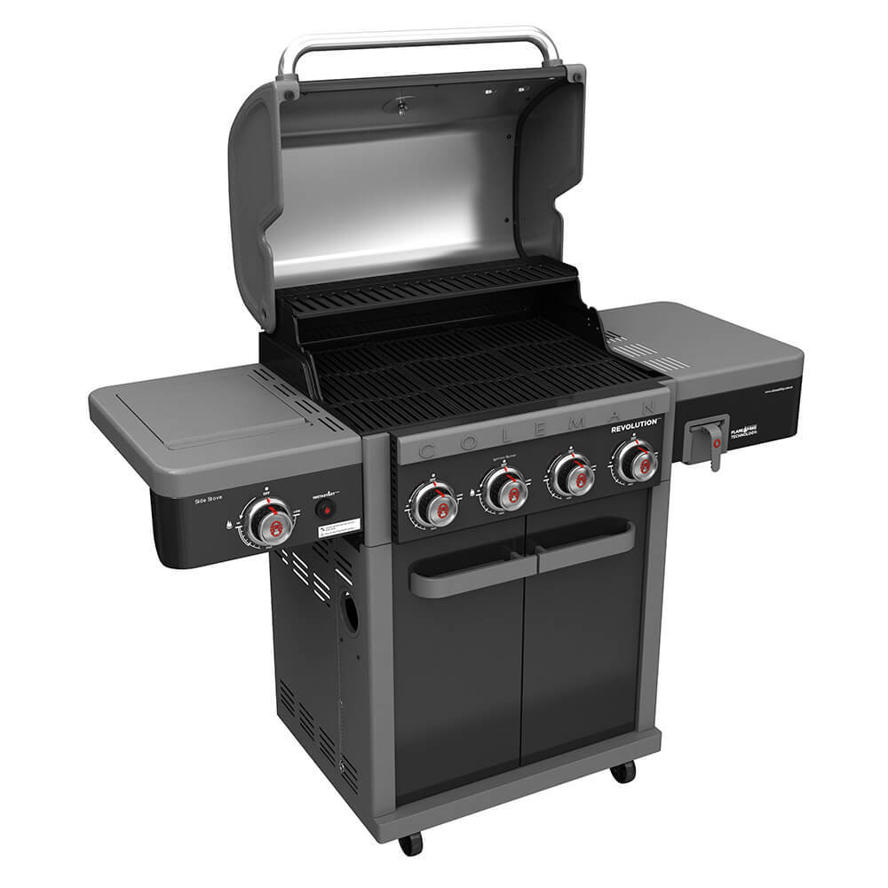 Coleman Revolution 4 Burner BBQ w/Side Burner Black Gloss REV4BGL — image 4