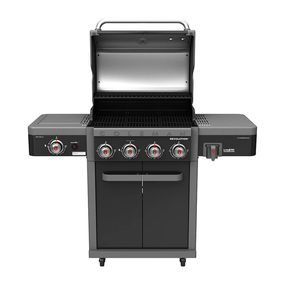 Coleman Revolution 4 Burner BBQ w/Side Burner Black Gloss REV4BGL — image 7