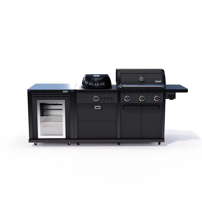 Coleman Revolution Dual Fuel Kitchen with Fridge Modules - Matt Black — image 1