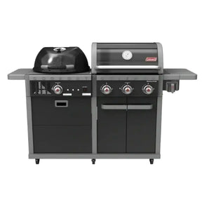 Coleman Revolution Dual Fuel Gas & Charcoal BBQ Black Gloss REVDFBGL — image 1