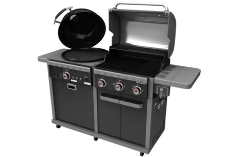 Coleman Revolution Dual Fuel Gas & Charcoal BBQ Black Gloss