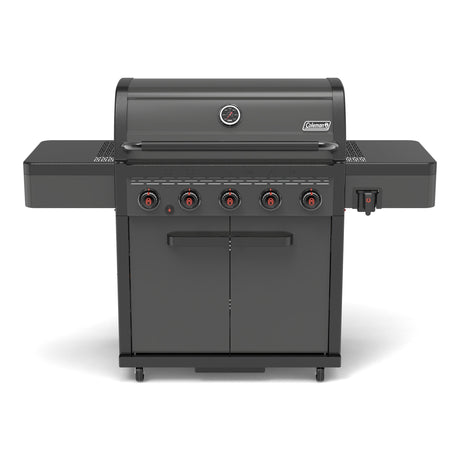 Coleman Revolution 5-Burner Gas BBQ in Matt Black, front view