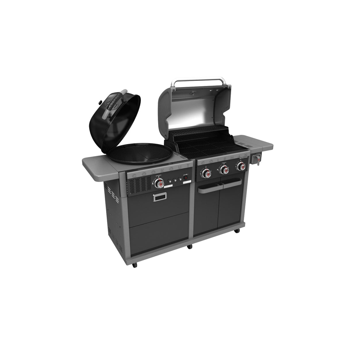 Coleman Revolution Dual Fuel Kitchen with Sink and Fridge Modules - Black Gloss — image 2