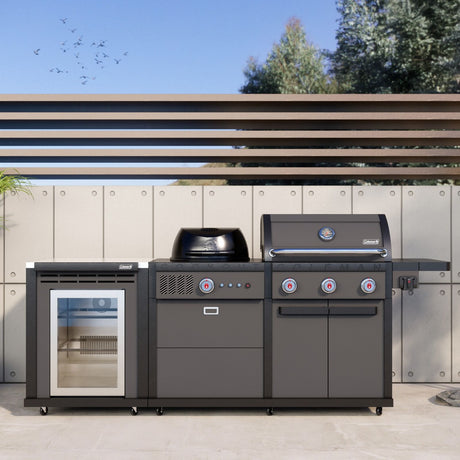 Coleman Revolution Dual Fuel Kitchen with Fridge Modules - Matt Black — image 4