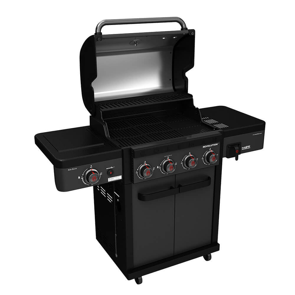 Coleman Revolution 4 Burner BBQ w/Side Burner Black Matte REV4BMA — image 4