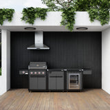 Coleman Revolution 4 Burner Kitchen with Storage (No Drawer) and Fridge Modules - Matt Black — image 6