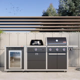 Coleman Revolution Dual Fuel Kitchen with Fridge Modules - Black Gloss — image 6