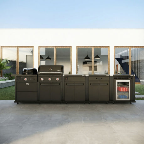 Coleman Revolution Dual Fuel Kitchen with Sink Fridge and Storage Modules - Matt Black — image 7