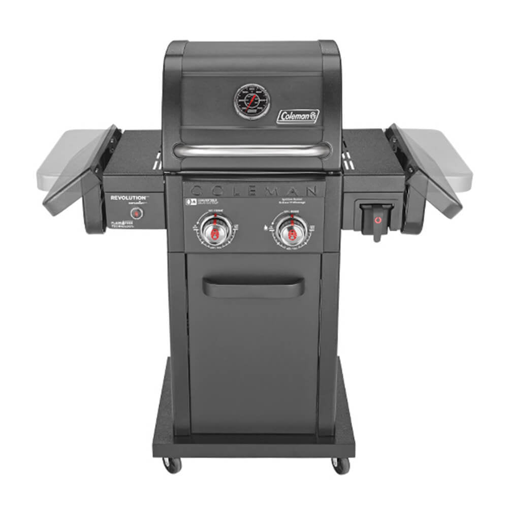 Coleman Revolution 2 Burner BBQ w/Folding Shelves Black Gloss REV2BGL — image 7