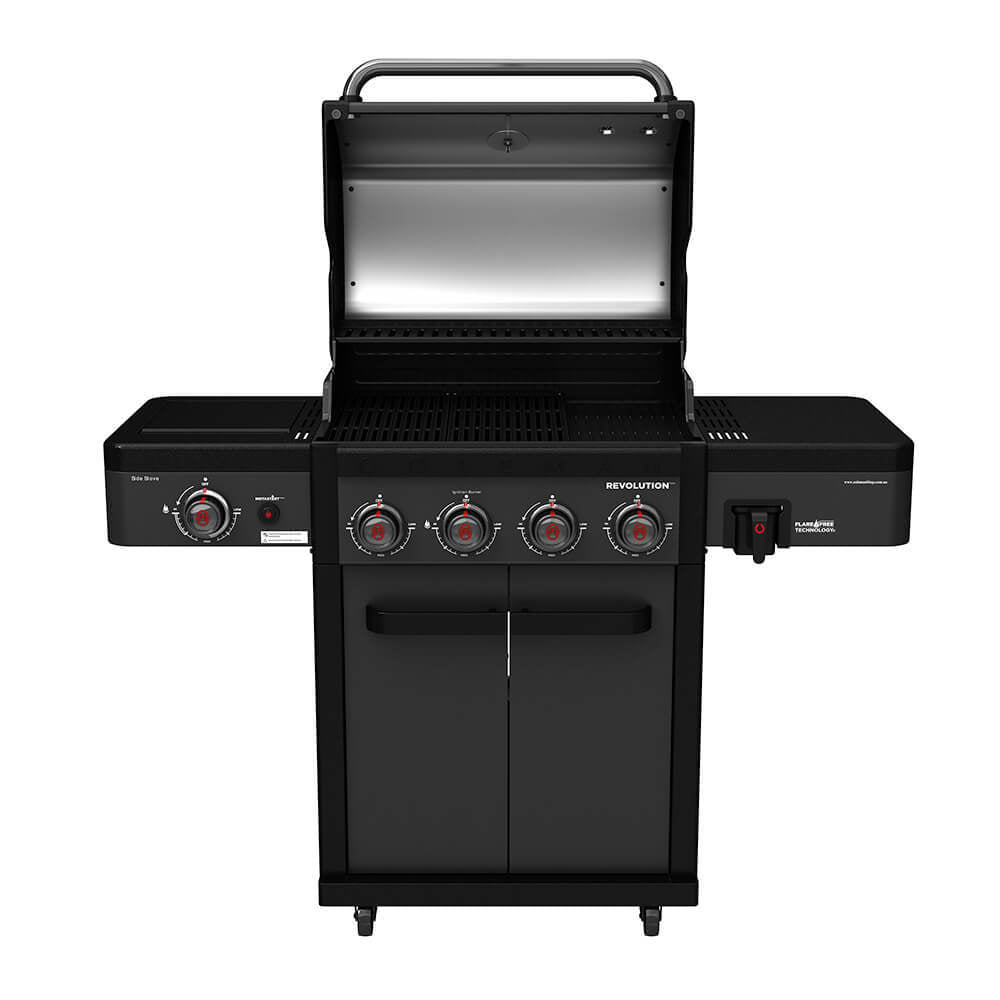 Coleman Revolution 4 Burner BBQ w/Side Burner Black Matte REV4BMA — image 7