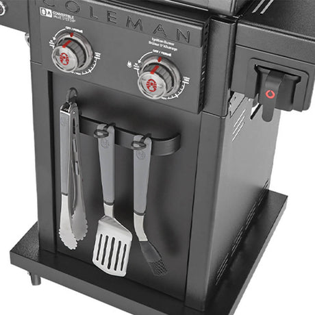 Coleman Revolution 2 Burner BBQ w/Folding Shelves Black Matte REV2BMA — image 8