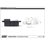 Coleman Pro Series 5 Burner Kitchen with Storage and Sink Module - Matt Black — image 9