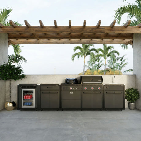 Coleman Revolution Dual Fuel Kitchen with Sink Fridge and Storage Modules - Matt Black — image 9