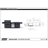 Coleman Pro Series 5 Burner Kitchen with Fridge and Storage Module - Matt Black — image 10