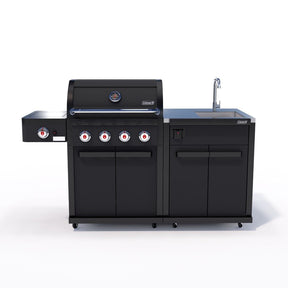 Coleman Revolution 4 Burner Kitchen with Sink Module - Matt Black — image 1