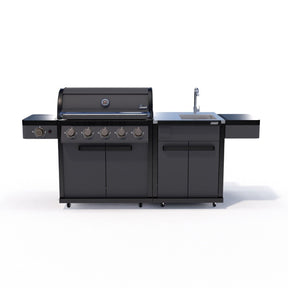 Coleman Pro Series 5 Burner Kitchen with Sink Module - Matt Black — image 1