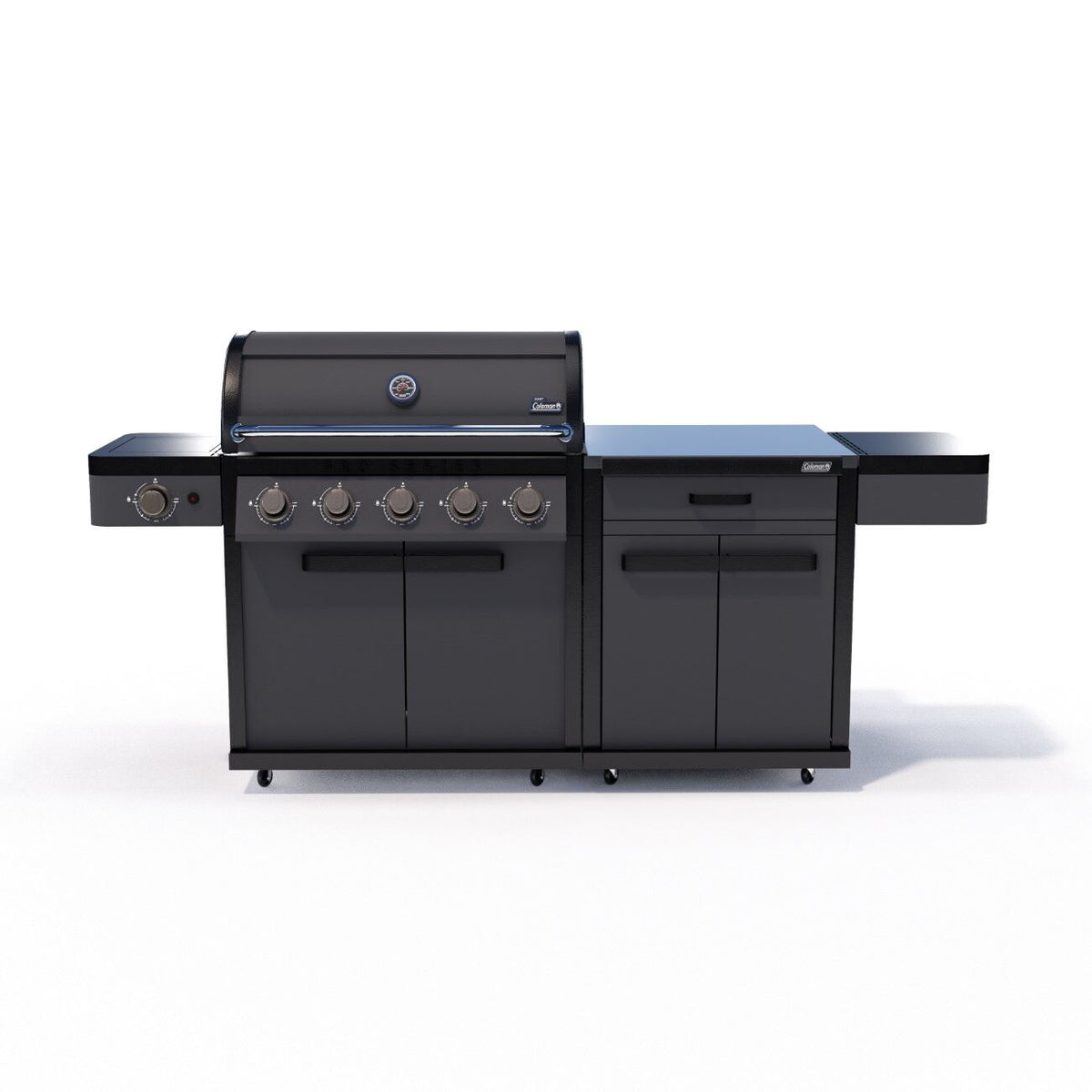 Coleman Pro Series 5 Burner Kitchen with Storage Module - Matt Black — image 1