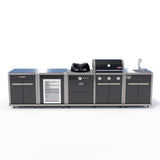 Coleman Revolution Dual Fuel Kitchen with Sink Fridge and Storage Modules - Black Gloss — image 1