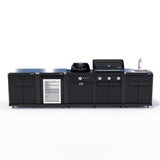 Coleman Revolution Dual Fuel Kitchen with Sink Fridge and Storage Modules - Matt Black — image 1