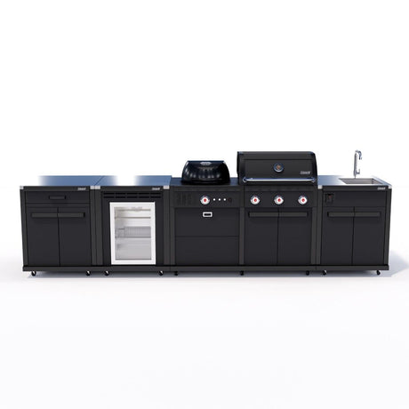 Coleman Revolution Dual Fuel Kitchen with Sink Fridge and Storage Modules - Matt Black — image 1
