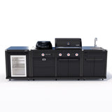 Coleman Revolution Dual Fuel Kitchen with Sink and Fridge Modules - Matt Black — image 1