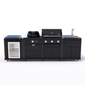 Coleman Revolution Dual Fuel Kitchen with Sink and Fridge Modules - Matt Black — image 1