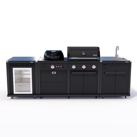 Coleman Revolution Dual Fuel Kitchen with Sink and Fridge Modules - Matt Black — image 1