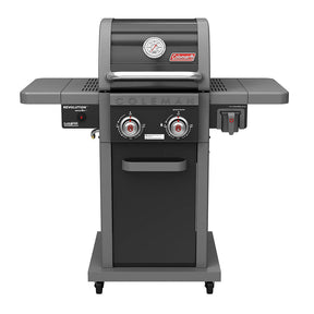 Coleman Revolution 2 Burner BBQ w/Folding Shelves Black Gloss REV2BGL — image 1