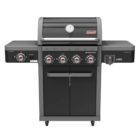 Coleman Revolution 4 Burner BBQ w/Side Burner Black Gloss REV4BGL — image 1