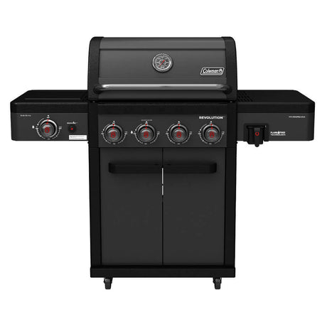 Coleman Revolution 4 Burner BBQ w/Side Burner Black Matte REV4BMA — image 1